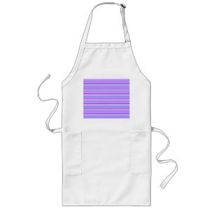 Violetstrepen Lang Schort