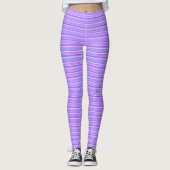 Violetstrepen Leggings (Voorkant)