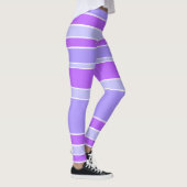Violetstrepen Leggings (Rechts)