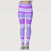 Violetstrepen Leggings (Voorkant)