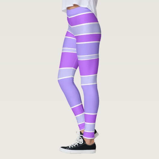 Violetstrepen Leggings (Links)
