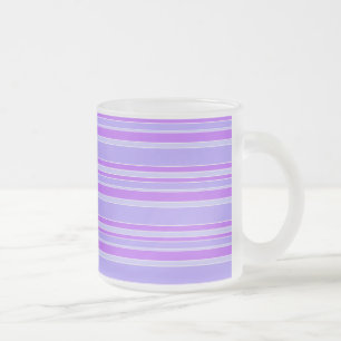 Violetstrepen Matglas Koffiemok