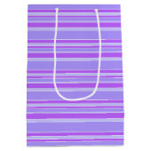 Violetstrepen Medium Cadeauzakje (Achterkant)