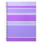 Violetstrepen Notitieboek (Voorkant)