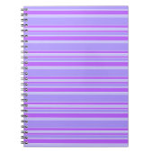 Violetstrepen Notitieboek (Voorkant)