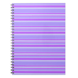 Violetstrepen Notitieboek