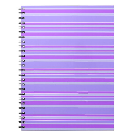 Violetstrepen Notitieboek (Voorkant)