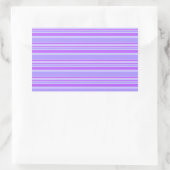 Violetstrepen Rechthoekige Sticker (Tas)