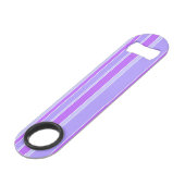 Violetstrepen Speed Flessenopener (Voorkant Gekanteld)