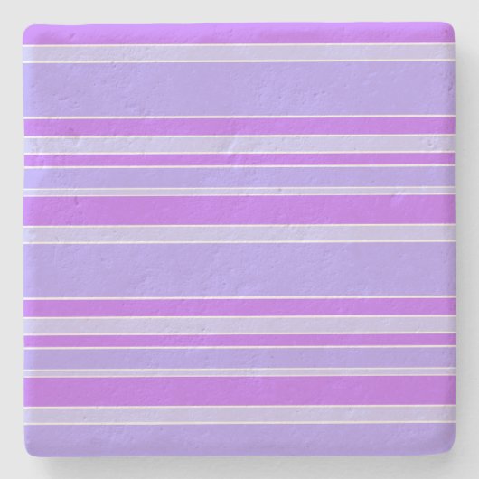 Violetstrepen Stenen Onderzetter (Voorkant)
