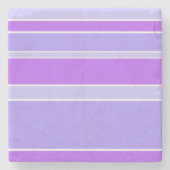 Violetstrepen Stenen Onderzetter (Voorkant)