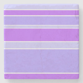 Violetstrepen Stenen Onderzetter