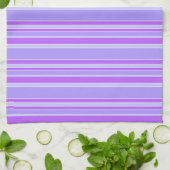 Violetstrepen Theedoek (Gevouwen)