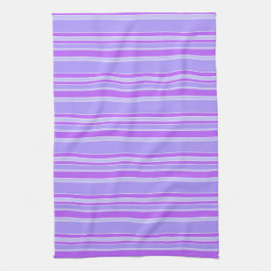 Violetstrepen Theedoek