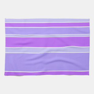 Violetstrepen Theedoek