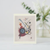 Violett (1923) van Wassily Kandinsky, Modern Art Briefkaart (Staand voorkant)