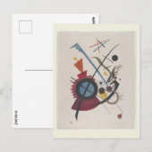 Violett (1923) van Wassily Kandinsky, Modern Art Briefkaart (Voorkant / Achterkant)