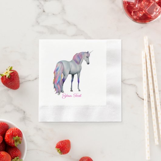 Violetta- Einhorn, stehend -  Servet (Insitu)