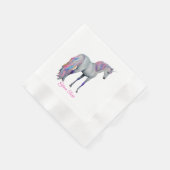 Violetta- Einhorn, stehend -  Servet (Hoek)