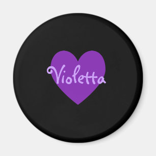 Violetta in Paars Magneet