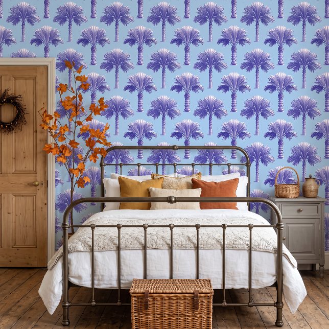 Violetta Palm House Tropical Peel & Stick  Behang (Peel. Stick. Vacation at home every day.)