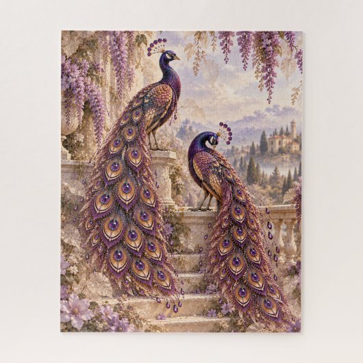 Violetta Pauw Legpuzzel (Verticaal)