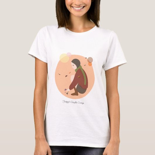 Violetta's herfst t-shirt (Voorkant)
