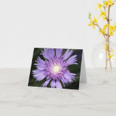 Violette Bloem Notecard Kaart (Gele Bloem)