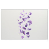 violette bloemen stof (Yard (91,4 cm))