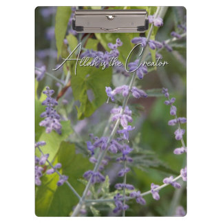 Violette bloemenhouder voor fotografie in prachtig klembord
