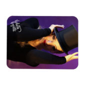 Violette Coquette "Top Hat" / 2 Magneet (Horizontaal)