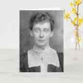 Violette Dickinson Kaart (Gele Bloem)