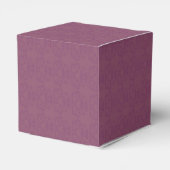 Violette effen minimalistische kleur bedankdoosjes (Achterkant)