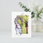 Violette en Obsidian Briefkaart (Staand voorkant)