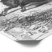 Violette en Ourson Poster (Hoek)