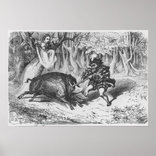 Violette en Ourson Poster (Voorkant)