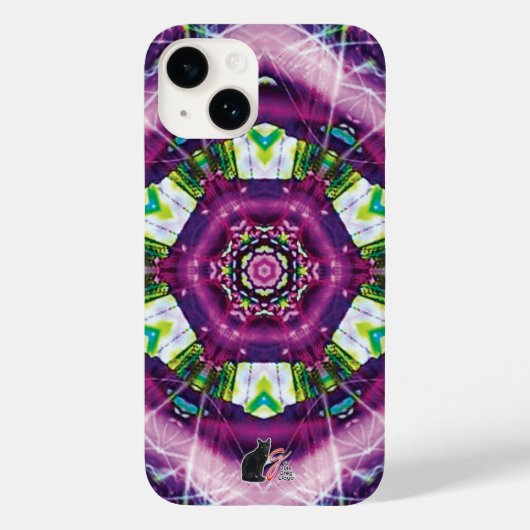 Violette Kaleidoscope Case-Mate iPhone Case (Achterkant)