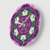 Violette Kaleidoscope Grote Klok (Hoek)