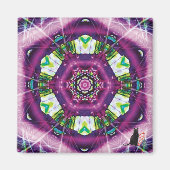 Violette Kaleidoscope Magnet (Voorkant)