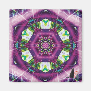Violette Kaleidoscope Magnet