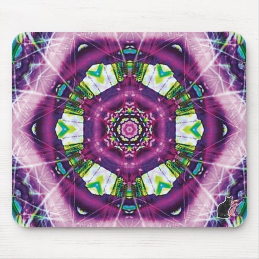 Violette Kaleidoscope Muismat (Voorkant)