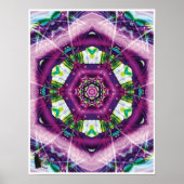 Violette Kaleidoscope Poster (Voorkant)