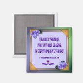 VIOLETTE MAGNEET (Voorkant / Achterkant)