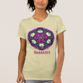 Violette Namaste Kaleidoscoop T-Shirt (Voorkant)