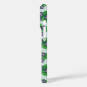 Violetten op zeeglasblauw Case-Mate iPhone case (Achterkant / Links)