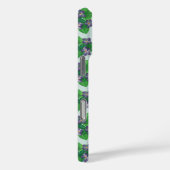 Violetten op zeeglasblauw Case-Mate iPhone case (Achterkant / Rechts)
