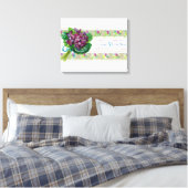 Violettes Soap LabelParis, Frankrijk Canvas Afdruk (Insitu (Slaapkamer))
