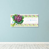 Violettes Soap LabelParis, Frankrijk Canvas Afdruk (Insitu (Houten vloer))