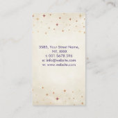 Violetvlam - Paarse vlam Visitekaartje (Achterkant)