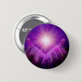 violetvlam ronde button 5,7 cm (Voorkant /achterkant)